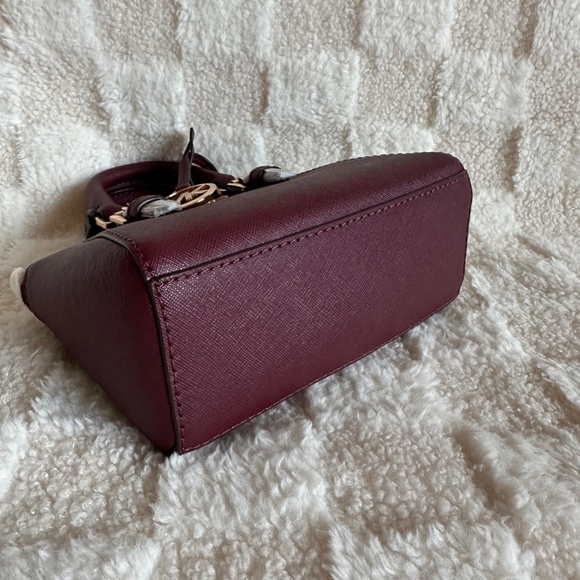 NWT! MK Michael Kors Ciara XS Mini Crossbody In Merlot Women's Bag Giftables - Picture 7 of 9